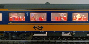 Exact-Train EX11160 - H0 - Personenwagen ICRm Apmz10 Amsterdam-Brüssel, NS, Ep. VI - Wagen 3